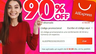 ✅ Cómo obtener CUPONES DE DESCUENTO 90 en AliExpress 2024 Códigos Promocionales [upl. by Ivonne]