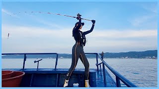 낚시  이번엔 경상도 내 인생 최대어 삼치 Biggest fish of my life sea ​​fishing [upl. by Rennat]