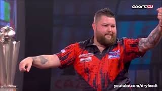 Michael Smith 9 nyilas dobása Smith 9 darter2023 PDC World Darts Championship20230103  Magyar [upl. by Standice482]