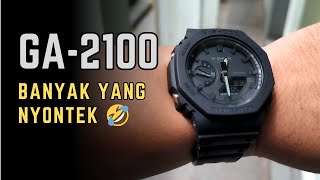 Ulasan GShock GA2100 1A1 si CasiOak banyak yang nyontek D [upl. by Oirretno]