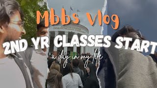 MBBS VLOG 🇷🇺  2nd YEAR CLASSES START  KABARDINOBALKARIAN STATE MEDICAL UNIVERSITY 🏫 [upl. by Aicnarf650]