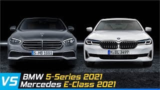 BMW 5Series 2021 Vs Mercedes EClass 2021  Design amp Specs Comparison  Aircar [upl. by Catt]