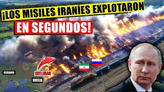 SORPRESA EN UCRANIA Destrucción de TREN con MISELES IRANÍES sembró PÁNICO entre los rusos [upl. by Oiramal609]