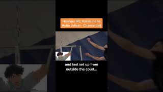 Haikyuu IRL Karasuno vs Aoba Johsai  Match Point [upl. by Brenner]