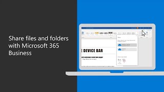 Getting started with OneDrive  Share files and folders with Microsoft 365 [upl. by Asined]