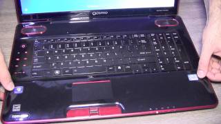 Toshiba Qosmio x500 x8310 gaming laptop hands on spec rundown and boot [upl. by Osterhus]