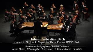 Johann Sebastian Bach  Concerto No2 in C Major for Three Pianos BWV 1064 [upl. by Yarehs]