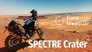 SPECTRE Crater and Erg Chebbi Dunes in the Sahara Desert Morocco Solo ADV Motorcycle S1 Ep5 [upl. by Gerrit]