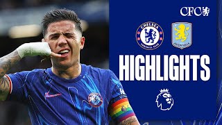 Chelsea 30 Aston Villa  HIGHLIGHTS  Premier League 2425 [upl. by Adnema]