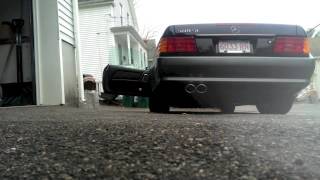 MercedesBenz SL500 Sound Muffler Delete R129 [upl. by Els]