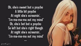 Sweet but Psycho  Ava Max Lyrics [upl. by Stefa263]