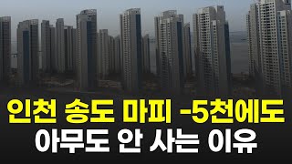 인천 송도 신축 아파트 마피 5천만원 분양가 보다 저렴해도 아무도 안 사는 이유ㅣ송도국제도시 마이너스 프리미엄 붙은 아파트 부동산 [upl. by Ybok]