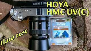 HOYA HMC UVC 43mm Filter Flare Test [upl. by Nallad]