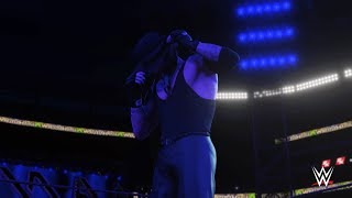 WWE 2k18 The Undertaker Wrestlemania 34 entrance [upl. by Neros]