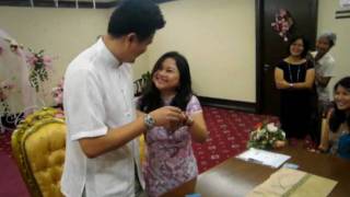 sharon goh amp jeremy chans registration of marriage at putrajaya 2frchankooncheng [upl. by Ahtael110]