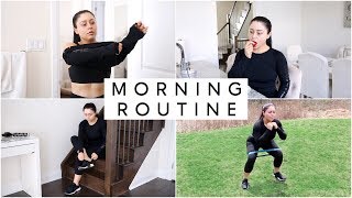 MY SPRING MORNING ROUTINE  OUTDOOR WORKOUT 2018 [upl. by Seroled]