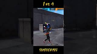 1 vs 4 clutch with New Gaming Pc  Pc Game Play freefire intelcorei7 gaming pc shorts youtube [upl. by Yreved]