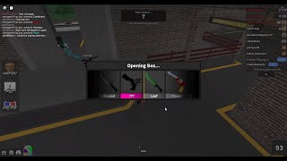 UNBOXING 50 Mystery boxes in MM2 [upl. by Smallman616]