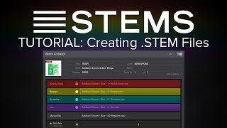 STEM Creator Tutorial Creating Stem Files Native Instruments [upl. by Sakovich]