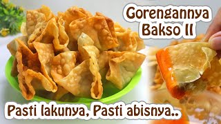 BISA NAMBAH OMSET PENJUALAN  RESEP MUDAH BUAT TOPING GORENGANNYA BAKSO PANGSIT ISI AYAM [upl. by Airdnas]