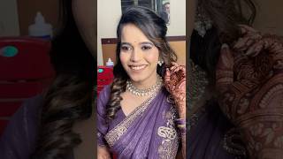 Engagement bridal look bridalmakeup makeupartistlife minivlog bridalmakeupvlog [upl. by Scarito]