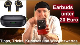 ✅Bluetooth 50 Kopfhörer unter 20 Euro Bluedio P Particle in Earbuds Ohrhörer Headset Test deutsch [upl. by Dreher]