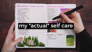 4 Self Care Bullet Journal Layouts That Actually Work 💜 [upl. by Maurine]