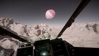 Warm up run 4 11 2954  Star Citizen decoupled unlim low fly  2K Tobii5 [upl. by Modie386]