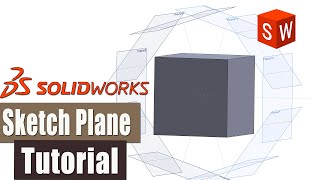 How to Make Datum Planes Anywhere in SolidWorks  Solidworks Tutorial  3d Modeling Tutorial [upl. by Cesar72]