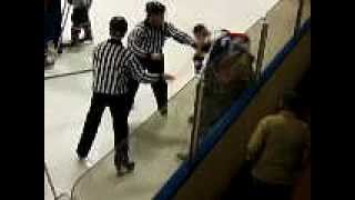 Ali Haddanou vs Chris Conaboy  ice hockey fight  SNL 2007 poor quality [upl. by Walt]