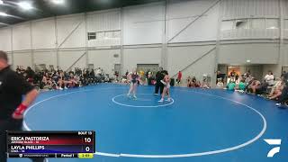 100 Lbs Placement Matches 8 Team  Erica Pastoriza Arizona Black Vs Layla Phillips Iowa 1747 [upl. by Tnomel]