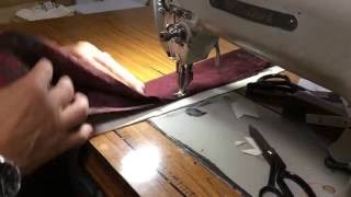 3 着物からネクタイを作る How to make tie of kimono [upl. by Iorio161]