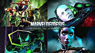 Marvel Nemesis Rise of The Imperfects  ALL BOSS FIGHTS 2005 [upl. by Lally]