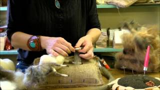 How to Needle Felt a Pony Episode 5 Legs and Pelt by Sarafina Fiber Art [upl. by Adalai398]