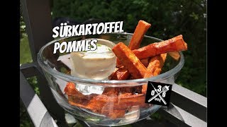 Süßkartoffel Pommes  030 BBQ [upl. by Cantu]