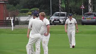 Sandbach CC 1st XI vs Caverswall CC 1st XI  NSSCL Cricket Highlights 040921 [upl. by Evatsug489]