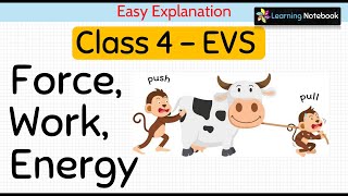 Class 4 Science Force Work and Energy [upl. by Singh]