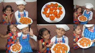 Chota Bheem Laddu  Kids Special  Cooking with Fun  Laddu [upl. by Edbert]