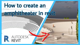 How to create an amphitheater in revit [upl. by Barkley]