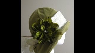 Vintage Style Cloche Hat Sewing Pattern [upl. by Iona]