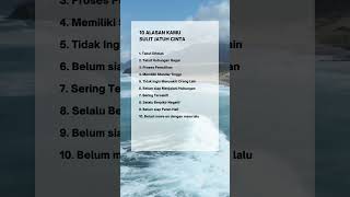 10 alasan kamu sulit jatuh cinta jatuhcinta motivasicinta inspirasistory [upl. by Llesram]