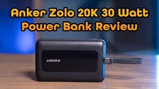 Anker Zolo 30 Watt 20K Power Bank Review with USB C [upl. by Otsirc884]