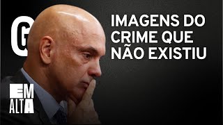 As imagens imaginadas da agressão a Alexandre de Moraes [upl. by Asilahs]