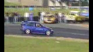 Ford Escort RS Cosworth Drifting at Knockhill [upl. by Esadnac]