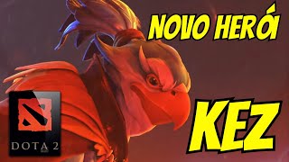 NOVO HERÓI ANUNCIADO  KEZ ATO 4 DO CROWNFALL DOTA 2 [upl. by Scrogan]