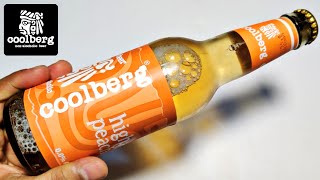 Coolberg Non Alcoholic Beer Peach 🍑 330ml  Ingredients Taste Price  Coolest Nonalcoholic Beer🍺😋 [upl. by Glennie]