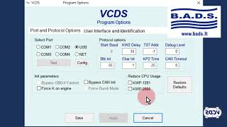 HEX NET VCDS Registracija BADSLT [upl. by Thorrlow888]