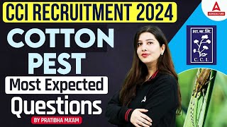 CCI Recruitment 2024  Crop Pest Most Expected Questions  By Pratibha Mam [upl. by Naynek]