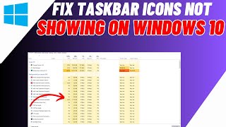 FIX Taskbar Icons Not Showing On Windows 1011  Taskbar Pinned Icons Not Showing [upl. by Ihcas]