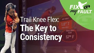 Right Knee Flex 💪🏽 in the Golf Swing Downswing [upl. by Anawk]